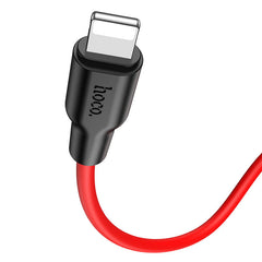 Hoco. X21 Plus Szilikon Gyorstöltő Adatkábel USB C - Lighting típusú csatlakozóval