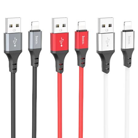 Hoco. X86 Szilikon Gyorstöltő Adatkábel USB A - lightning típusú csatlakozóval