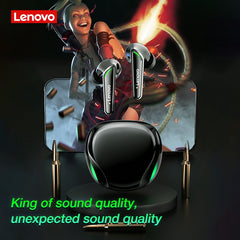 Lenovo XT92 Gamer Bluetooth 5.0 Vezeték Nélküli Fülhallgató Töltőtokkal